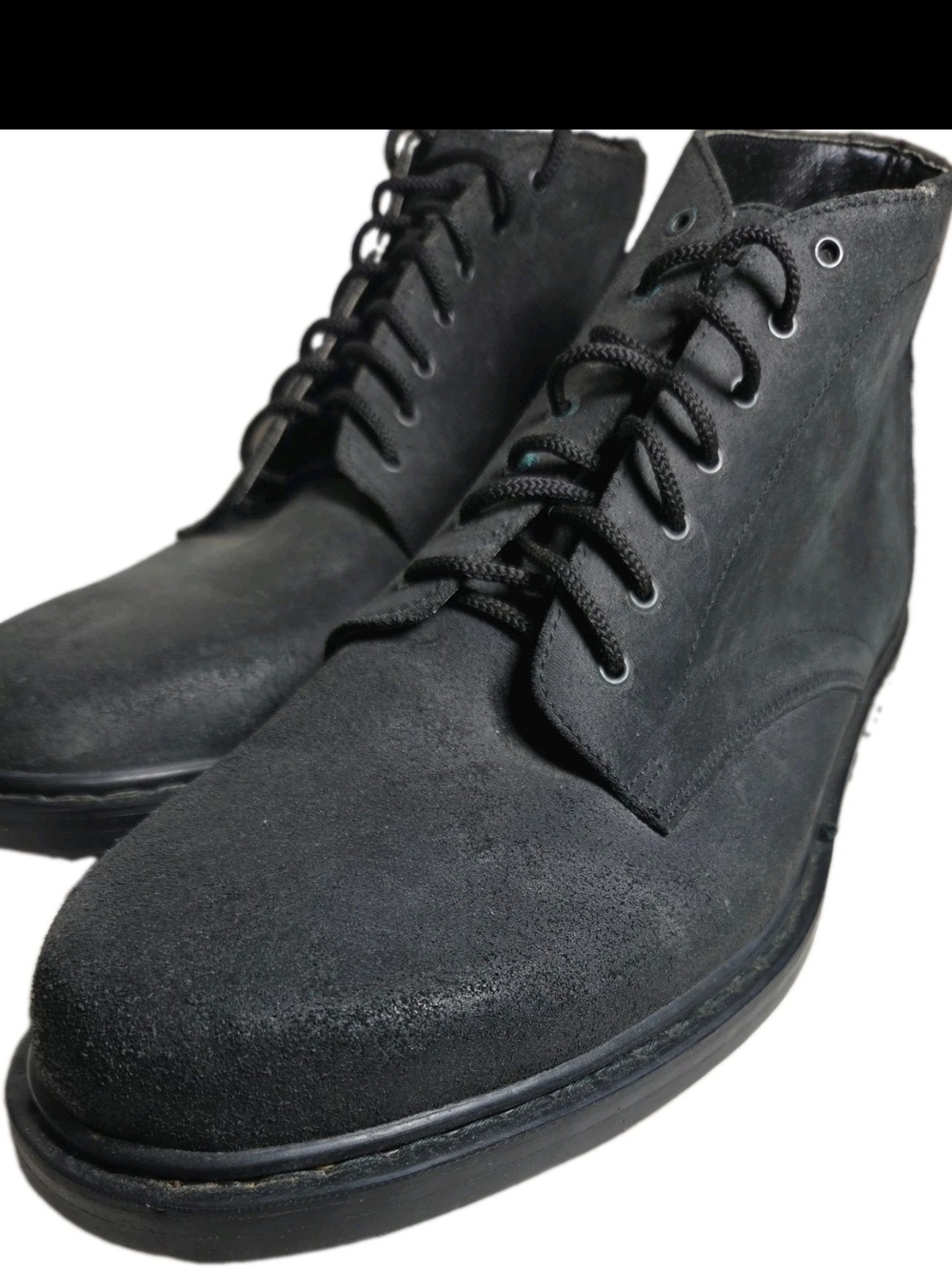 Officine Creative Good Times Suede Boots Mens 12 Charcoal Grey Oprra Chukka[8F